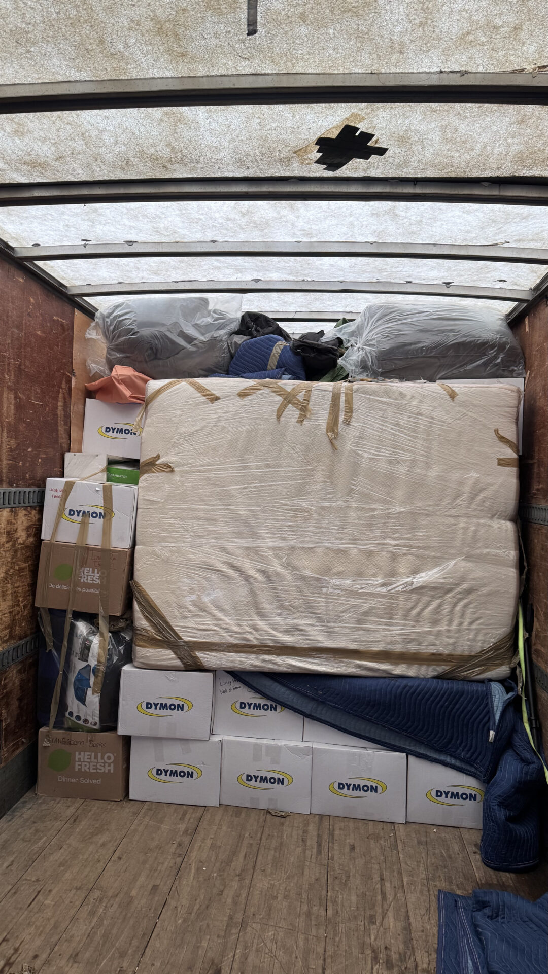 Ecoway Movers Scarborough professional team arranging and staging household items during a local residential move in Scarborough ON