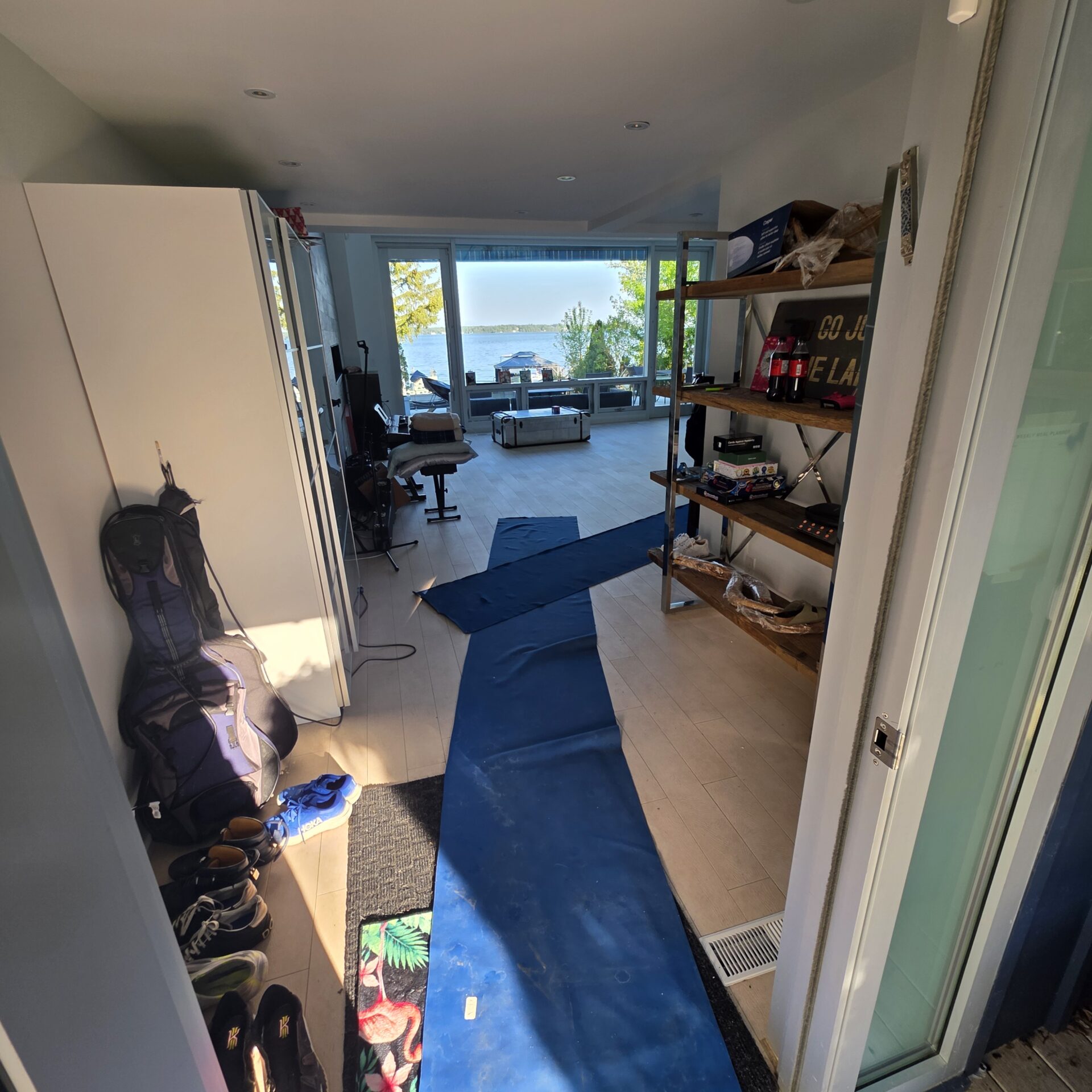 Ecoway Movers certified crew executing two-bedroom apartment relocation in Tuscany Calgary with floor protection protocol