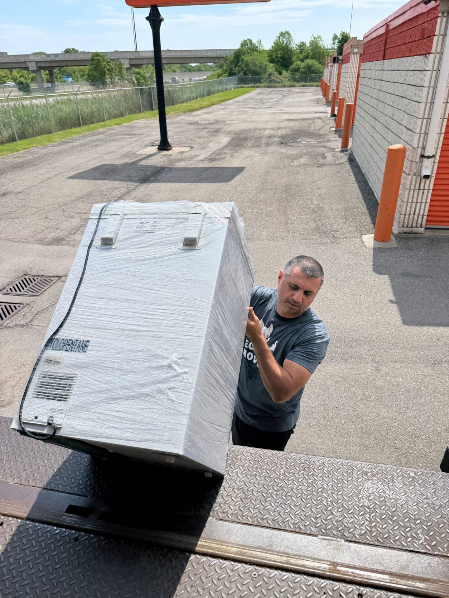 Ecoway Movers secure moving storage and professionally packed boxes in Aurora East